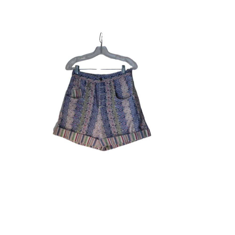 BREAKER Jeans Shorts Wear Cotton Colorful Buttons Up Women 11